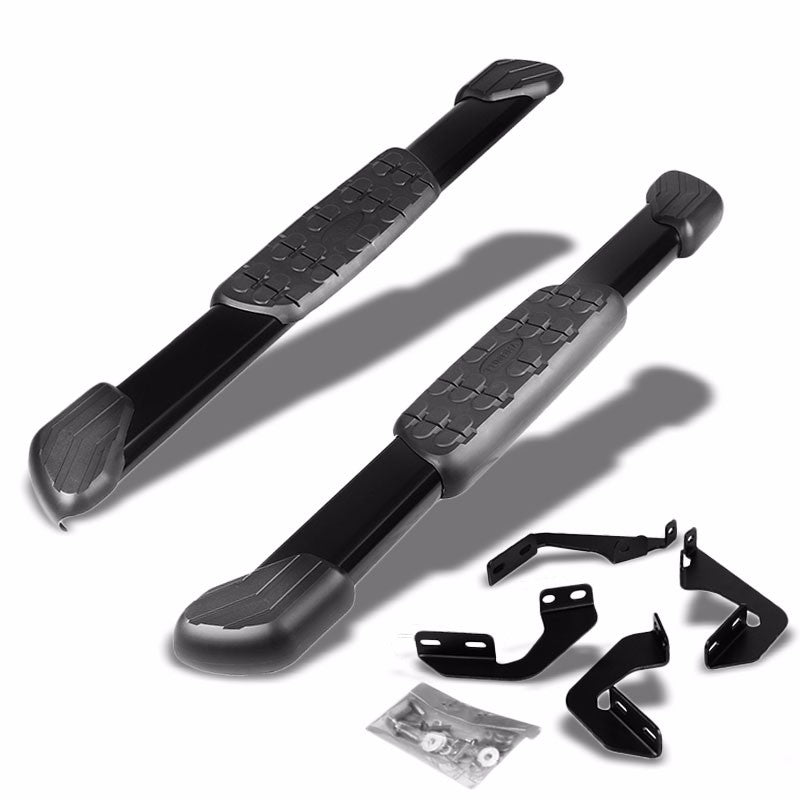 Black 5" Flat Pads Running Board Nerf Bar 07-17 Tundra XK50 Standard Cab BFC-OE-015-BK