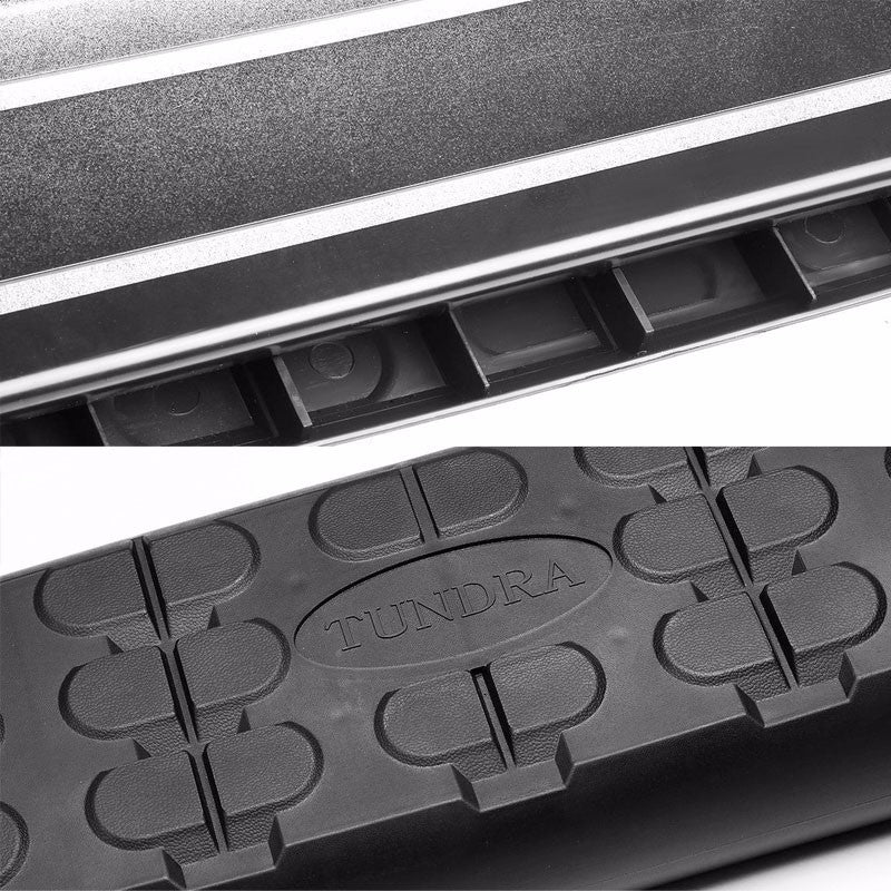Black 5" Flat Pads Running Board Nerf Bar 07-17 Tundra XK50 Standard Cab BFC-OE-015-BK