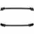 Black Aluminum Roof Rack Crossbar Top Luggage/Bag Cargo Rail for Jeep 11-16 Compass-Exterior-BuildFastCar