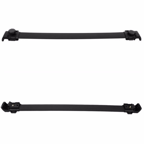 Black Aluminum Roof Rack Crossbar Top Luggage/Bag Cargo Rail for Jeep 07-15 Patriot-Exterior-BuildFastCar