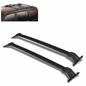 Black Factory Style Luggage Top Roof Rack Crossbar/Rail for Honda 09-15 Pilot-Exterior-BuildFastCar