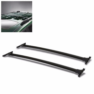 Black Factory Style Luggage Top Roof Rack Crossbar/Rail for 08-13 Highlander XU4-Exterior-BuildFastCar