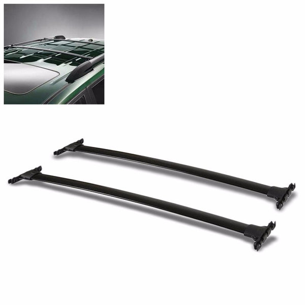 thumbnail image 2 of Black Aluminum Roof Rack Cross Bars For 2008-2013 Toyota Highlander – Set Of 2 2 of 5