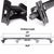 54" Aluminum Roof Rack Top Crossbar Luggage/Bag Cargo Aero Bar Rail For Car/Suv-Exterior-BuildFastCar