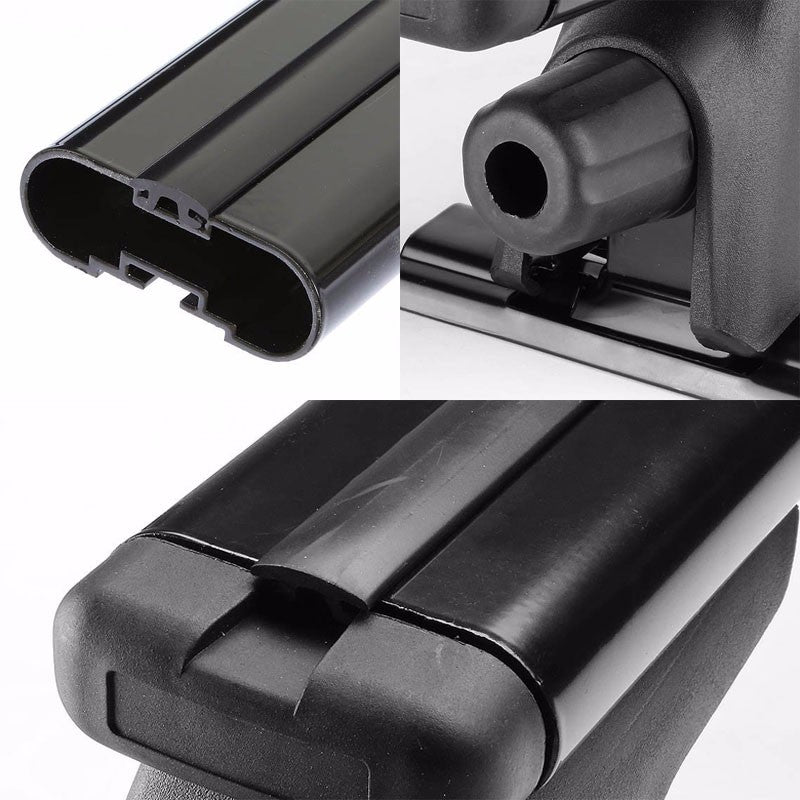 54" Aluminum Roof Rack Top Crossbar Luggage/Bag Cargo Aero Bar Rail For Car/Suv-Exterior-BuildFastCar