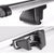 48" Aluminum Roof Rack Top Crossbar Luggage/Bag Cargo Aero Rail For Car/Suv-Exterior-BuildFastCar