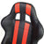 Pair Black/Red Dual Stripes Reclinable PVC Leather Type-R Sport Racing Seats W/Sliders-Interior-BuildFastCar