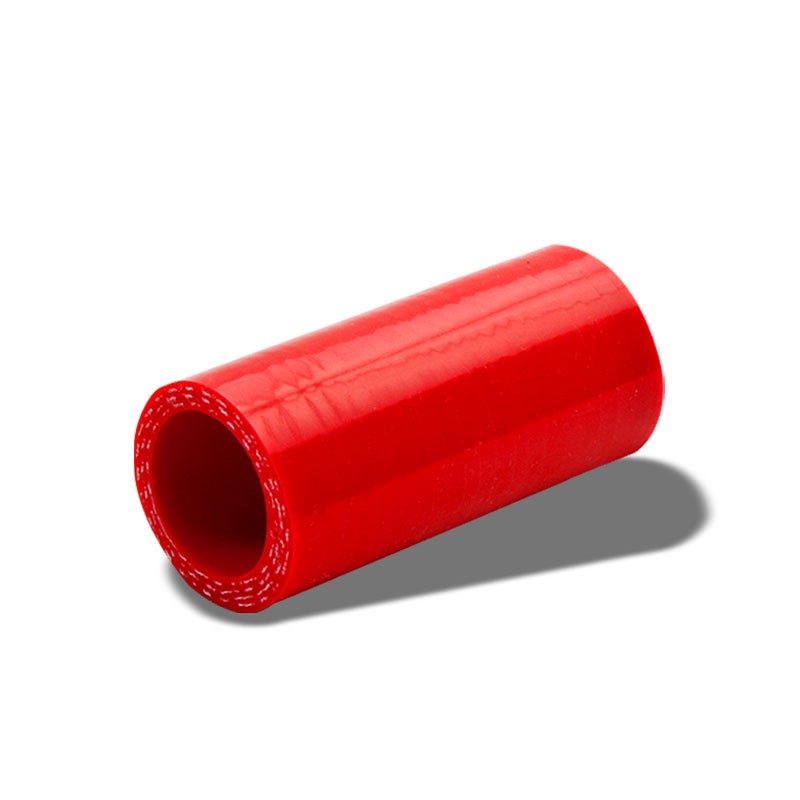 Red Silicone 1&quot; 3-Ply Straight Turbo/Intake/Intercooler Piping Coupler Hose-Performance-BuildFastCar