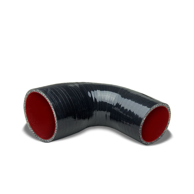 Black-Red 3Ply Silicone 1.25"-1.50" 90 Degree Reducer Hose for Turbo/Intercooler-Performance-BuildFastCar