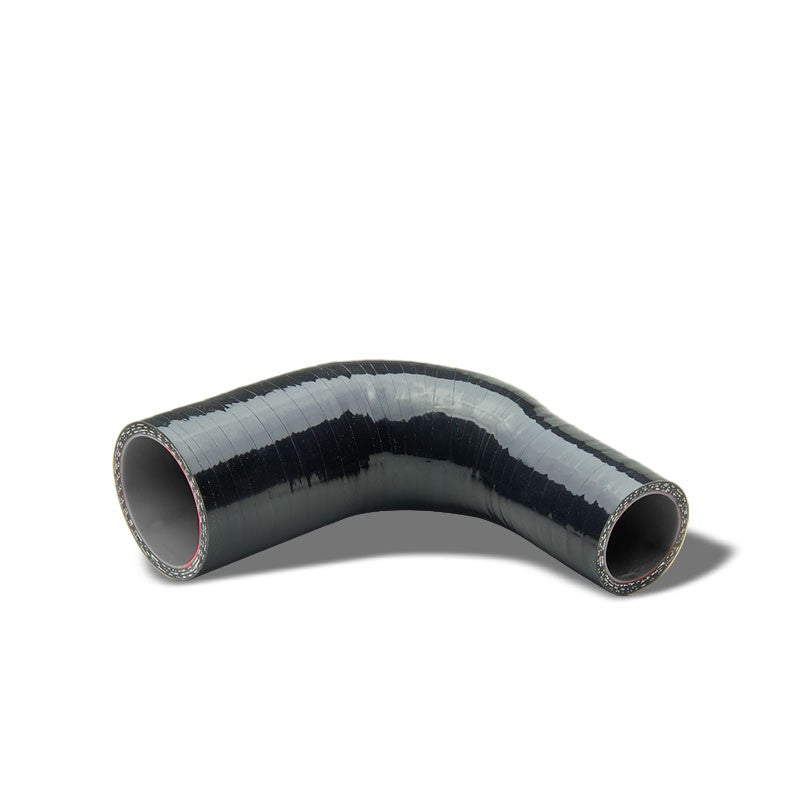 Black 3Ply Silicone 1.25"-1.75" 90 Degree Reducer Hose for Turbo/Intercooler-Performance-BuildFastCar