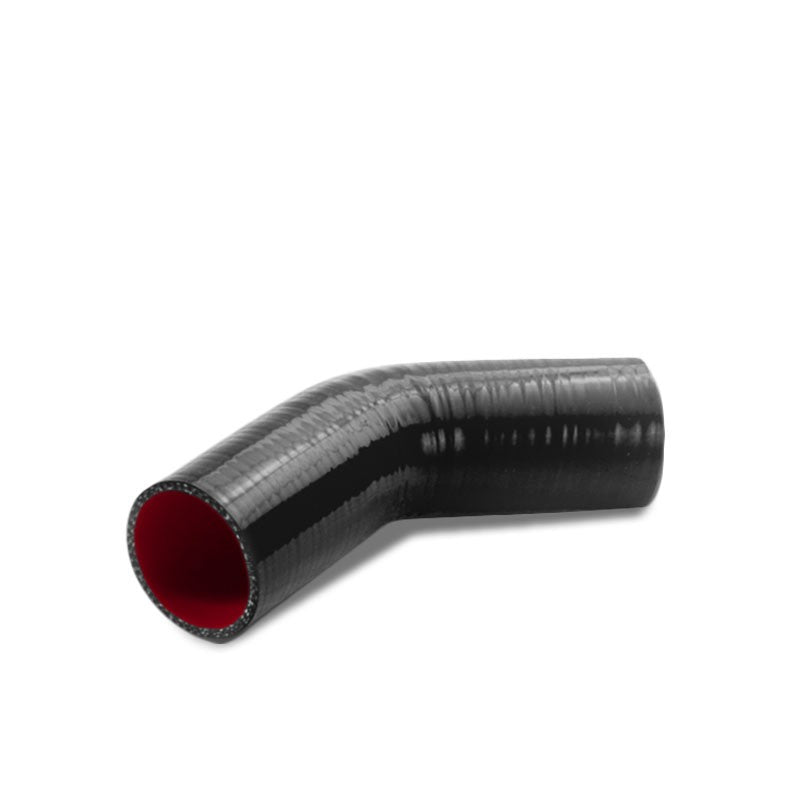 Black-Red Silicone 1.25" 3-Ply 45 Degree Elbow Hose for Turbo/Intake/Intercooler-Performance-BuildFastCar