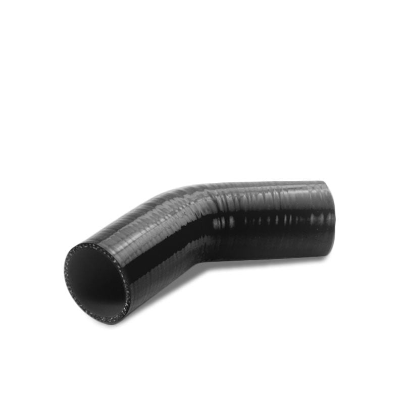 Black Silicone 1.25" 3-Ply 45 Degree Elbow Hose for Turbo/Intake/Intercooler-Performance-BuildFastCar