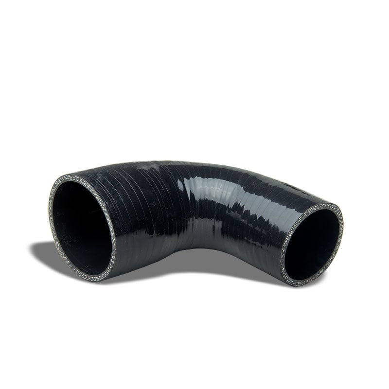 Black 3Ply Silicone 1.50"-2.00" 90 Degree Reducer Hose for Turbo/Intercooler-Performance-BuildFastCar