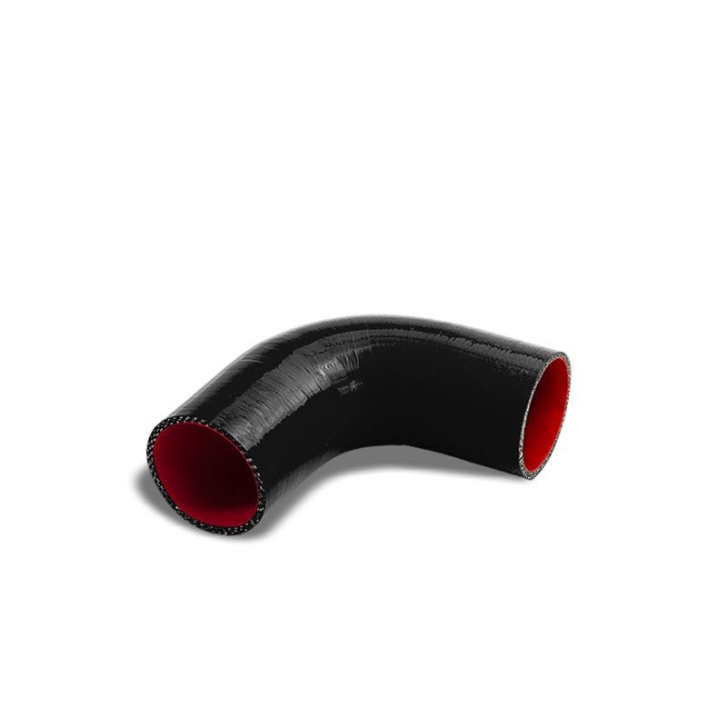 Black-Red Silicone 1.50" 3-Ply 90 Degree Elbow Hose for Turbo/Intake/Intercooler-Performance-BuildFastCar