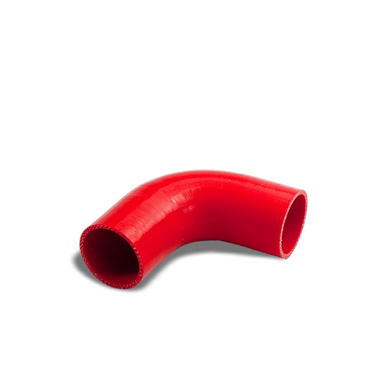 Red Silicone 1.50" 3-Ply 90 Degree Elbow Coupler Hose for Turbo/Intercooler-Performance-BuildFastCar