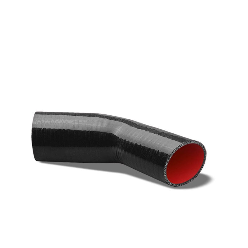 Black-Red 3Ply Silicone 1.75"-2.00" 45 Degree Reducer Hose for Turbo/Intercooler-Performance-BuildFastCar