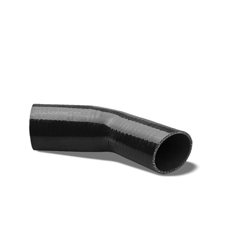 Black 3Ply Silicone 1.75"-2.00" 45 Degree Reducer Hose for Turbo/Intercooler-Performance-BuildFastCar