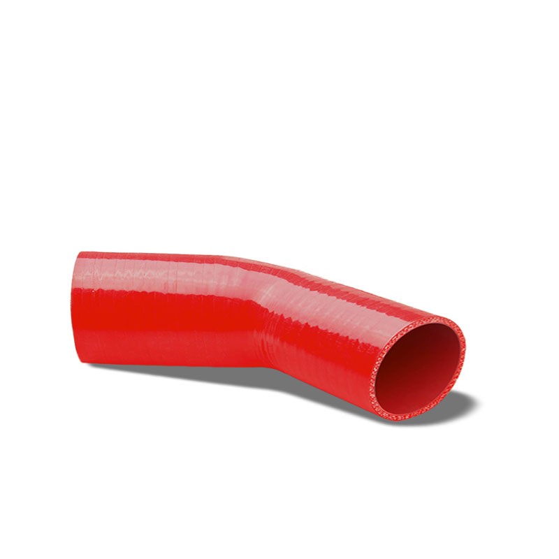 Red 4-Ply Nylon Silicone 1.75"-2.00" 45 Degree Reducer Hose For Turbo/Intake-Performance-BuildFastCar