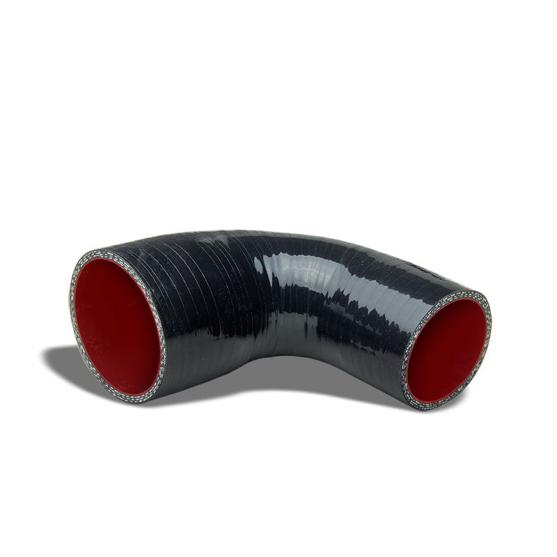 Black-Red 3Ply Silicone 1.75"-2.00" 90 Degree Reducer Hose for Turbo/Intercooler-Performance-BuildFastCar