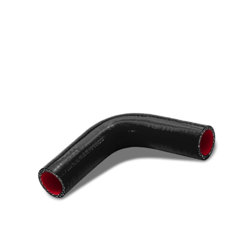 Black-Red Silicone 1.75" 3-Ply 90 Degree Elbow Hose for Turbo/Intake/Intercooler-Performance-BuildFastCar