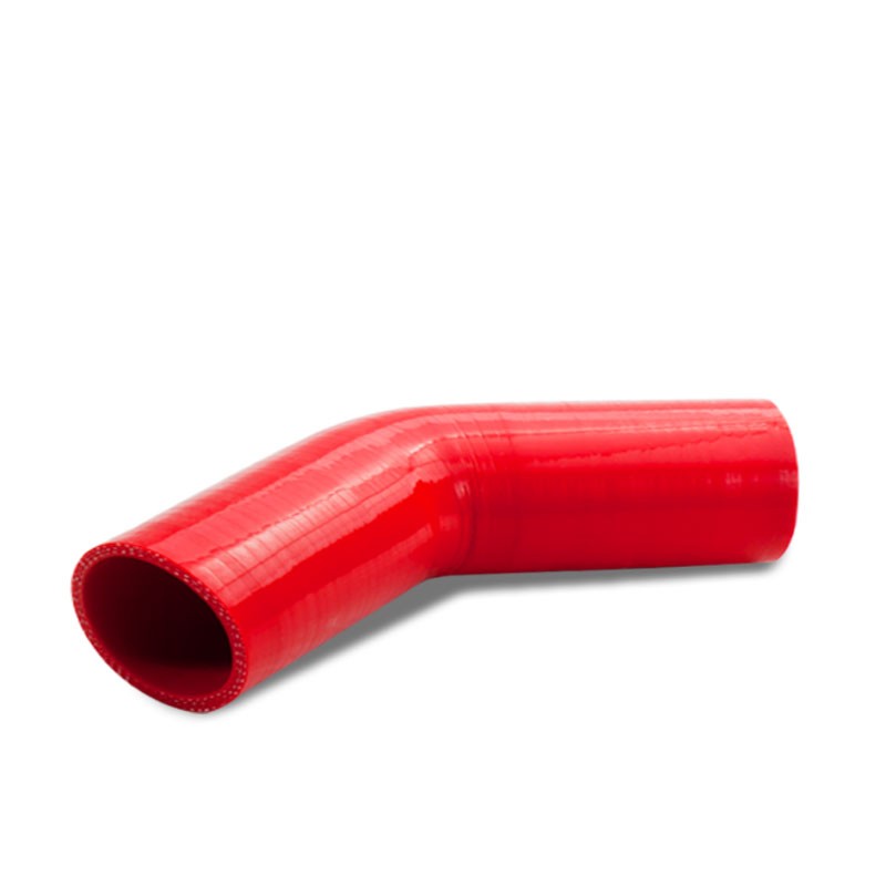 Red Silicone 1.875" 3-Ply 45 Degree Elbow Hose for Turbo/Intake/Intercooler-Performance-BuildFastCar