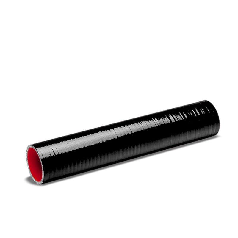 Black-Red 3Ply Silicone 2.00&quot; 1FT Long Straight Tube for Turbo/Intercooler-Performance-BuildFastCar