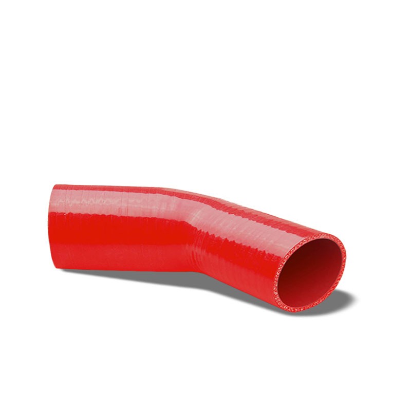 Red 4-Ply Nylon Silicone 2.00&quot;-2.25&quot; 45 Degree Reducer Hose For Turbo/Intake-Performance-BuildFastCar