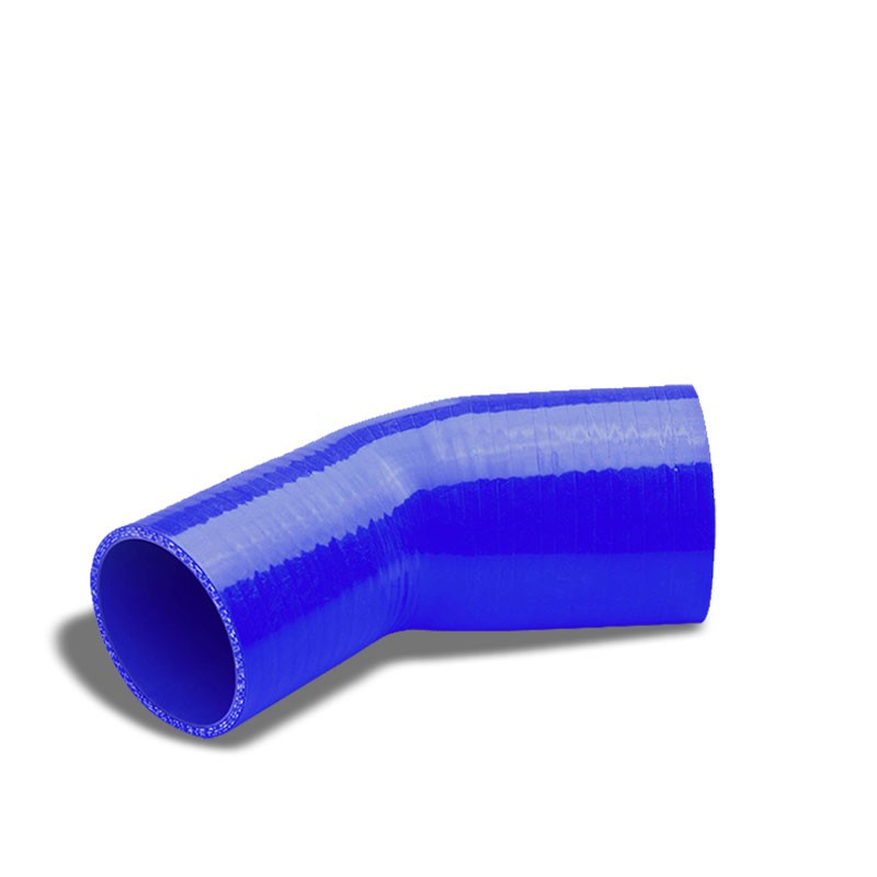 Blue 4-Ply Nylon Silicone 2.00"-2.50" 45 Degree Reducer Hose For Turbo/Intake-Performance-BuildFastCar