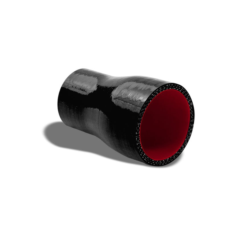Black-Red 3Ply Silicone 2.00"-2.75 Reducer Coupler Hose for Turbo/Intercooler-Performance-BuildFastCar