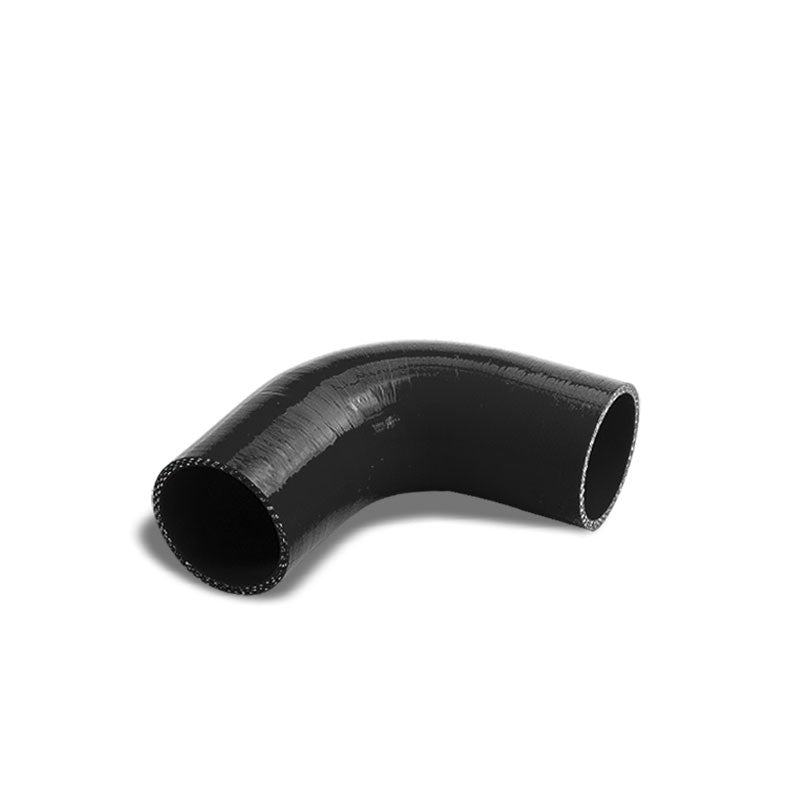 Black Silicone 2&quot; 3-Ply 90 Degree Elbow Coupler Hose for Turbo/Intercooler-Performance-BuildFastCar