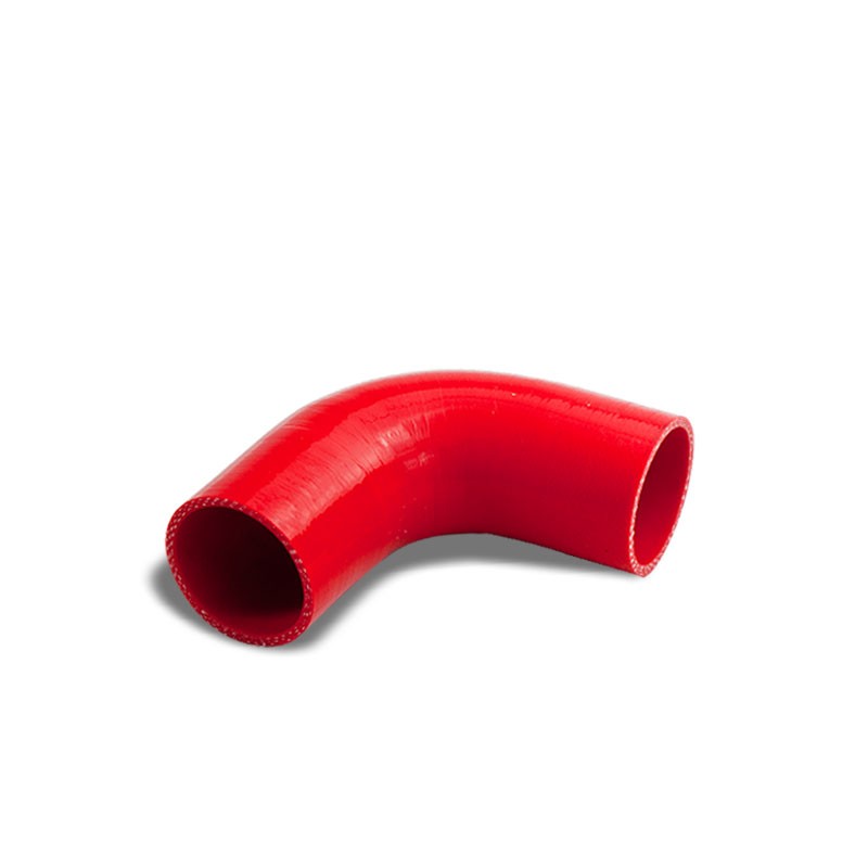 Red Silicone 2" 3-Ply 90 Degree Elbow Coupler Hose for Turbo/Intake/Intercooler-Performance-BuildFastCar