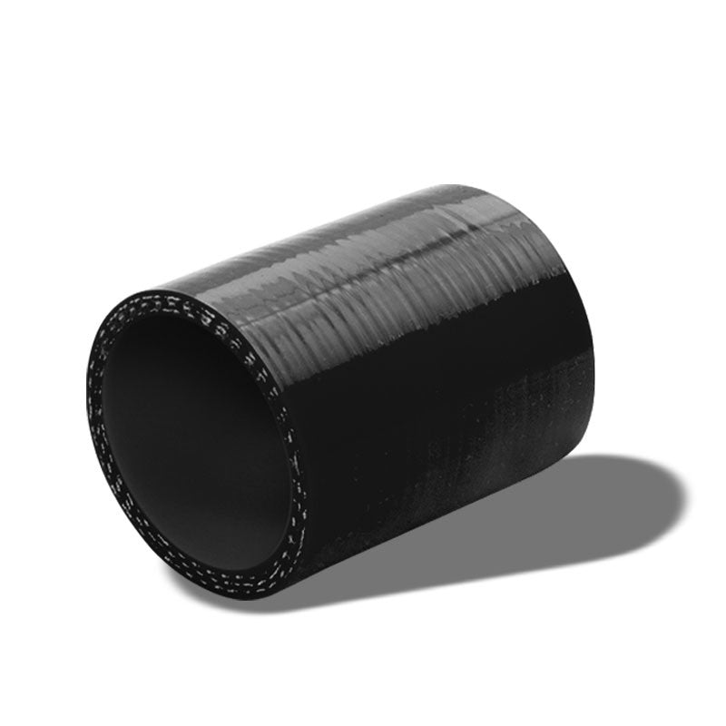 Black Silicone 2&quot; 3-Ply Straight Turbo/Intake/Intercooler Piping Coupler Hose-Performance-BuildFastCar