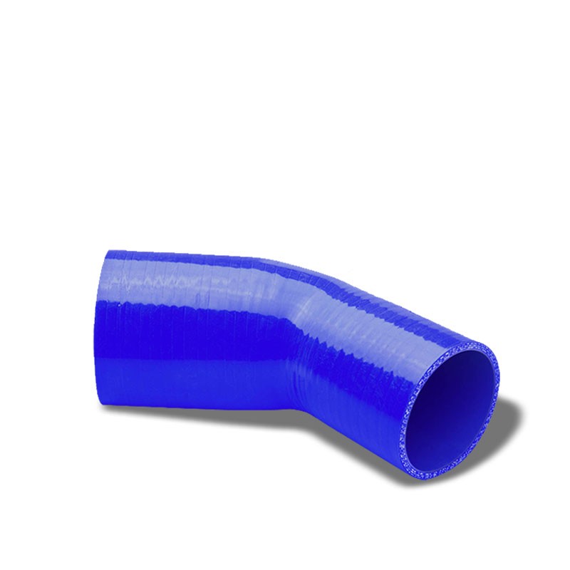 Blue 4-Ply Nylon Silicone 2.25"-3.00" 45 Degree Reducer Hose For Turbo/Intake-Performance-BuildFastCar