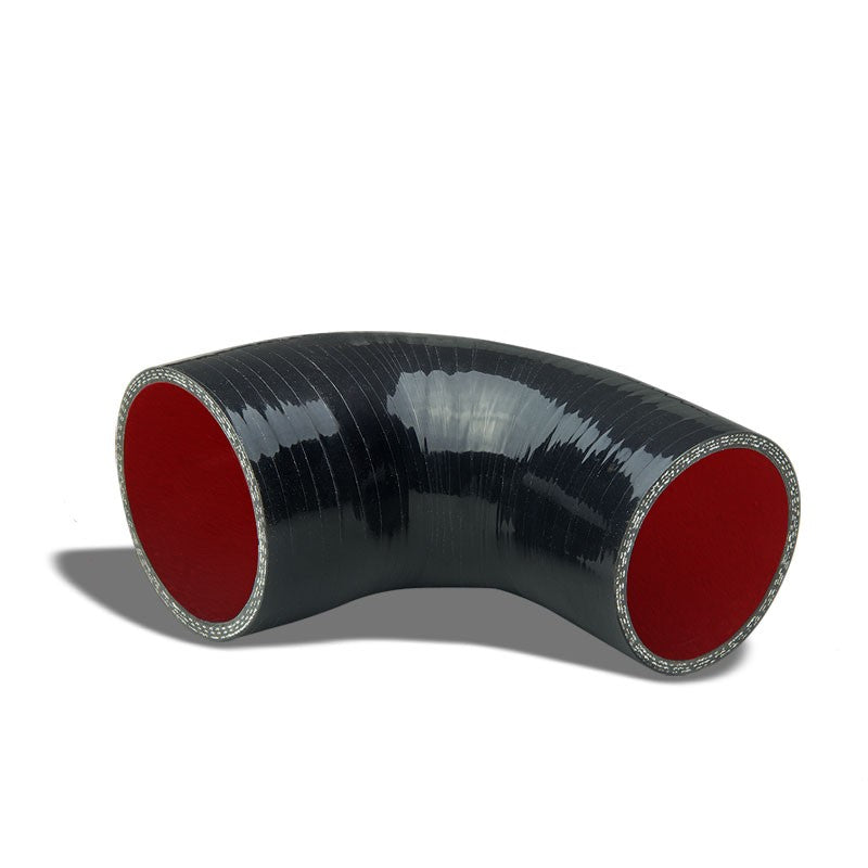 BlackRed 3Ply Silicone 2.25"-3.00" 90 Degree Reducer Hose for Turbo/Intercooler-Performance-BuildFastCar