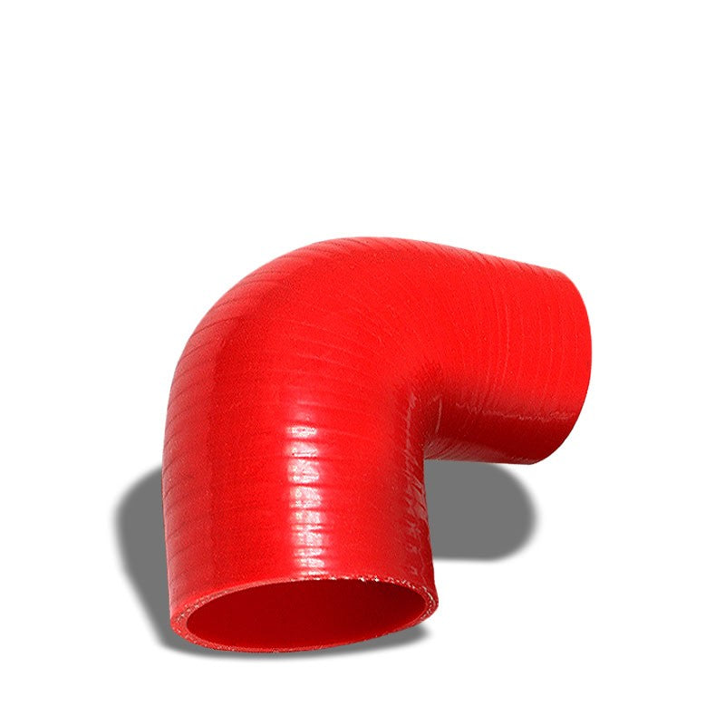 Red 3Ply Silicone 2.25"-3.00" 90 Degree Reducer Hose for Intake/Intercooler-Performance-BuildFastCar