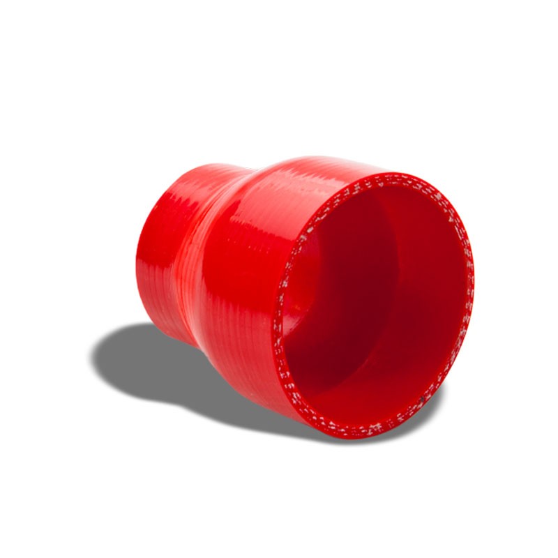 Red 3Ply Silicone 2.25"-3" Reducer Coupler Hose for Turbo/Intake/Intercooler-Performance-BuildFastCar