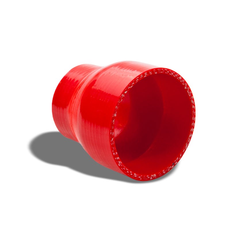 Red 3Ply Silicone 2.375"-2.75" Reducer Coupler Hose for Turbo/Intake/Intercooler-Performance-BuildFastCar