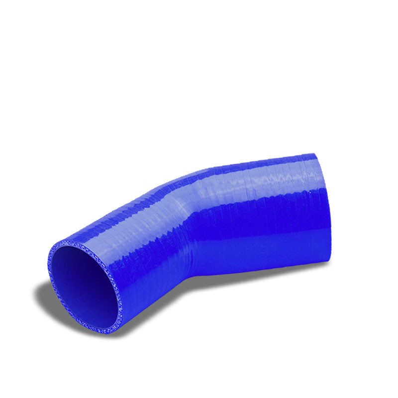 Blue 4-Ply Nylon Silicone 2.50"-2.75" 45 Degree Reducer Hose For Turbo/Intake-Performance-BuildFastCar