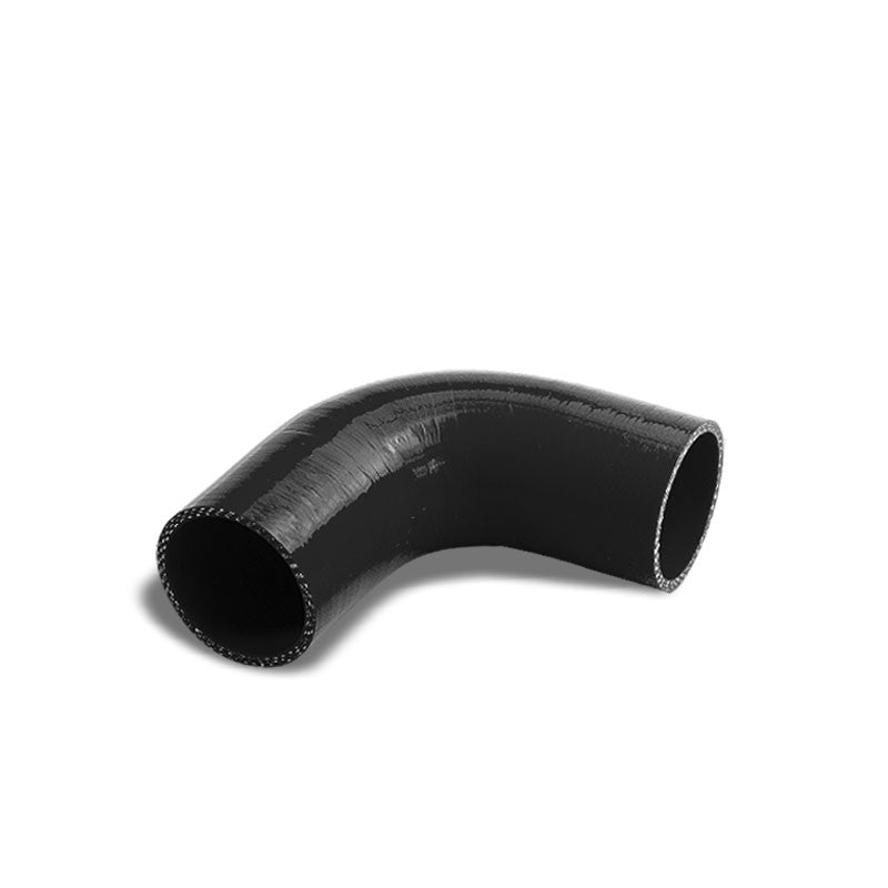 Black Silicone 2.50" 3-Ply 90 Degree Elbow Hose for Turbo/Intake/Intercooler-Performance-BuildFastCar