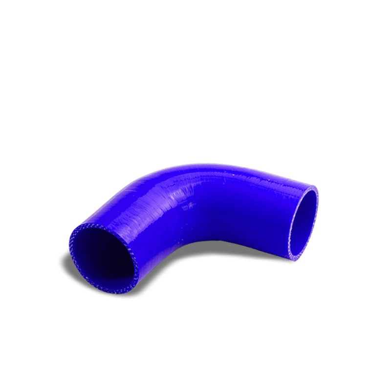Blue Silicone 2.50" 3-Ply 90 Degree Elbow Coupler Hose for Turbo/Intercooler-Performance-BuildFastCar