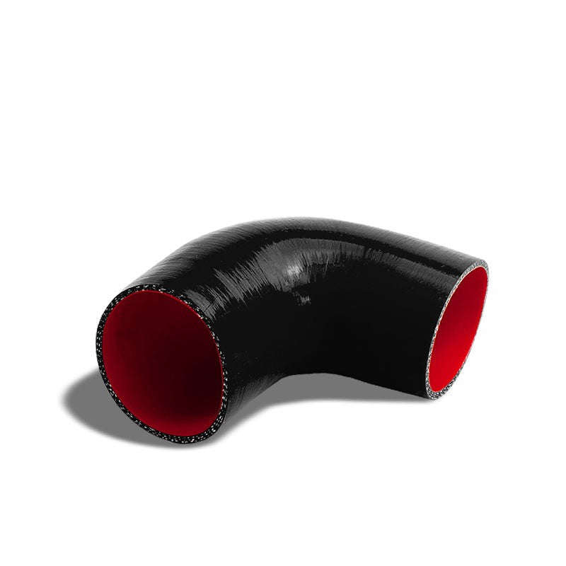 BlackRed Silicone 2.75" 3-Ply 90 Degree Elbow Hose for Turbo/Intake/Intercooler-Performance-BuildFastCar