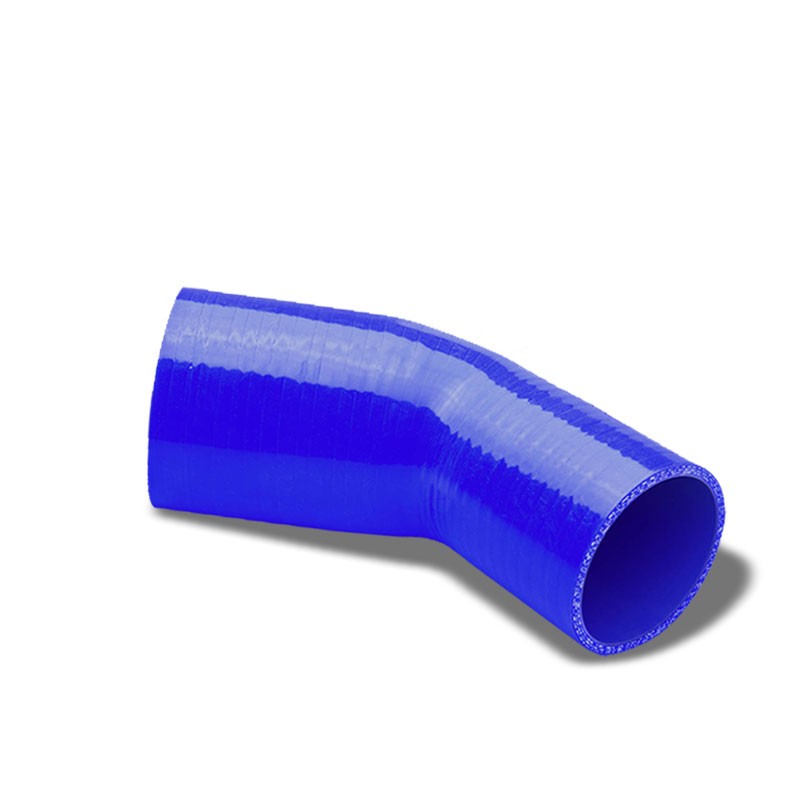 Blue 3Ply Silicone 3.00&quot;-3.50&quot; 45 Degree Reducer Hose for Turbo/Intercooler-Performance-BuildFastCar