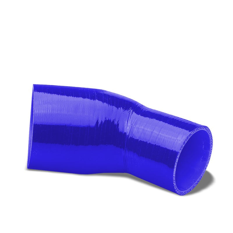 Blue 4-Ply Nylon Silicone 3.00"-4.00" 45 Degree Reducer Hose For Turbo/Intake-Performance-BuildFastCar