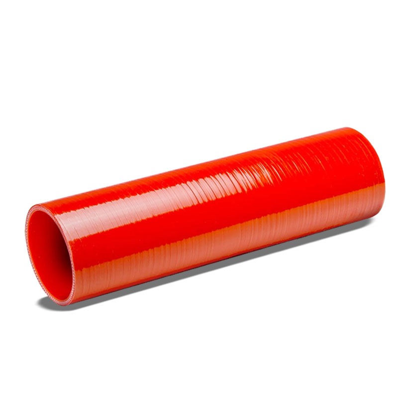 Red 4-Ply Silicone 3.25&quot; 1Ft Long Straight Coupler Hose For Intake/Intercooler-Performance-BuildFastCar