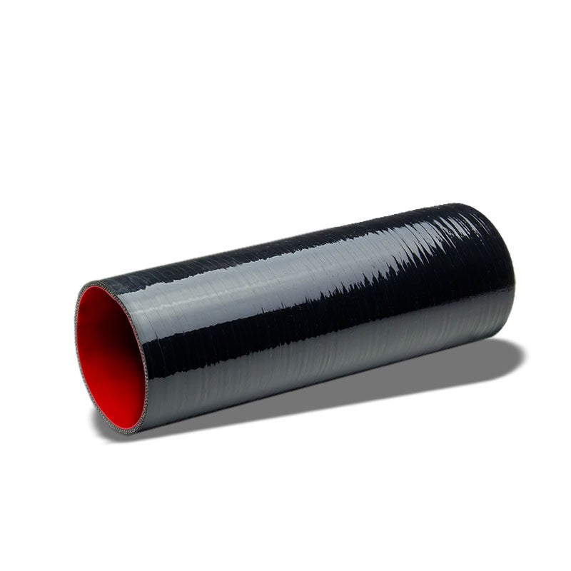 Black-Red 3Ply Silicone 3.25&quot; 8&quot; Long Straight Tube for Turbo/Intake/Intercooler-Performance-BuildFastCar