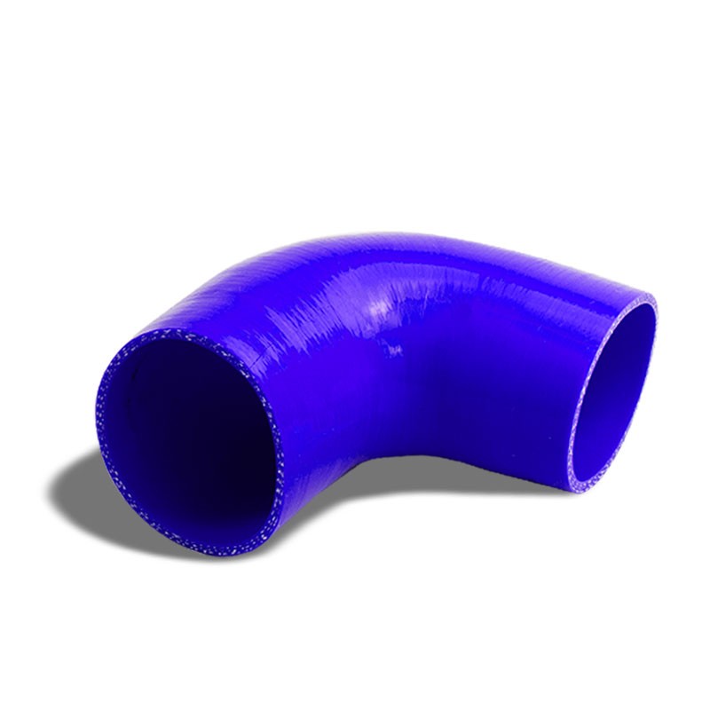 Blue 3Ply Silicone 3.75" 90 Degree Reducer Hose for Turbo/Intake/Intercooler-Performance-BuildFastCar