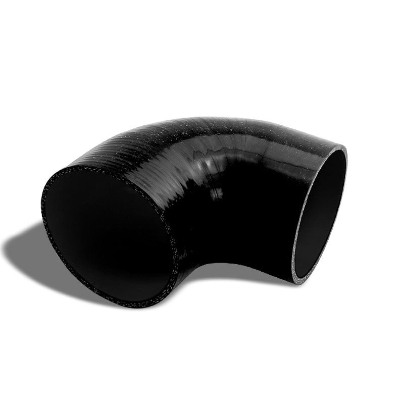 Black Silicone 4&quot; 3-Ply 90 Degree Elbow Hose for Turbo/Intake/Intercooler-Performance-BuildFastCar