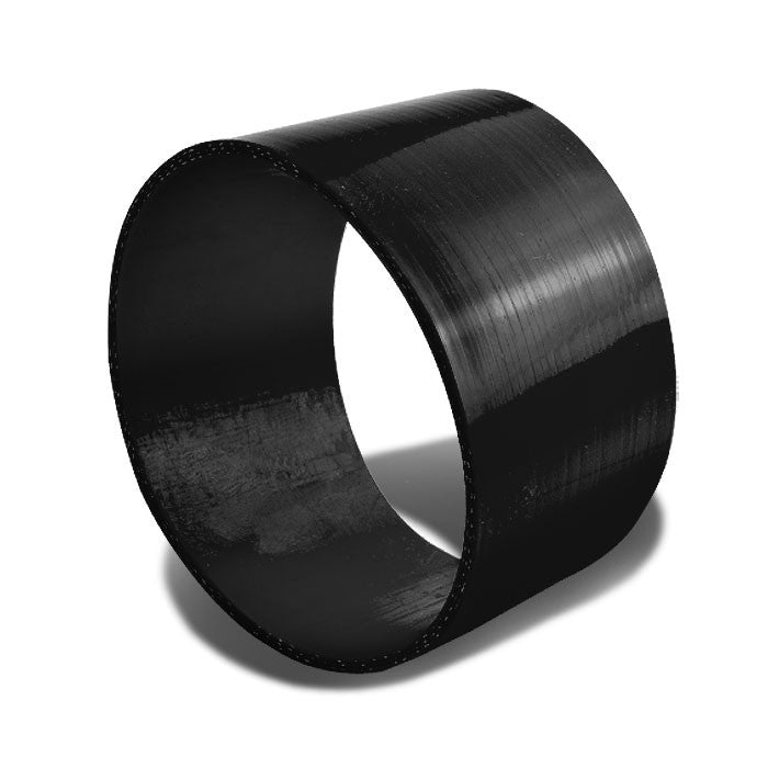 Black Silicone 4" 3-Ply Straight Turbo/Intake/Intercooler Piping Coupler Hose-Performance-BuildFastCar