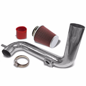 Polish Shortram Air Intake/Red Taper Filter+Red Hose For Scion 12-14 iQ US-Spec-Performance-BuildFastCar