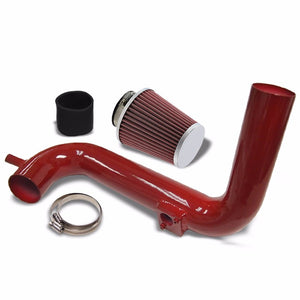 Red Shortram Air Intake/Red Taper Filter+Black Hose For Scion 12-14 iQ US-Spec-Performance-BuildFastCar